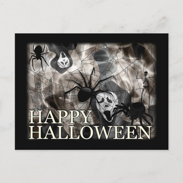 Postal Feliz Halloween (Anverso)