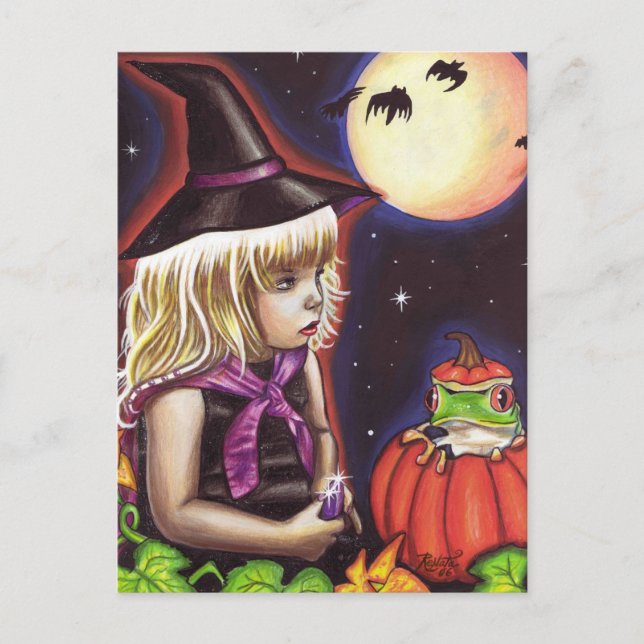 Postal Feliz Halloween (Anverso)