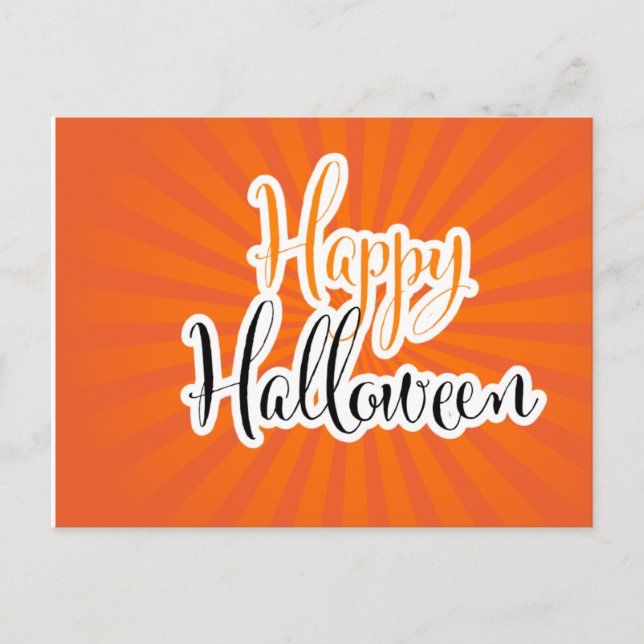 Postal Feliz Halloween (Anverso)