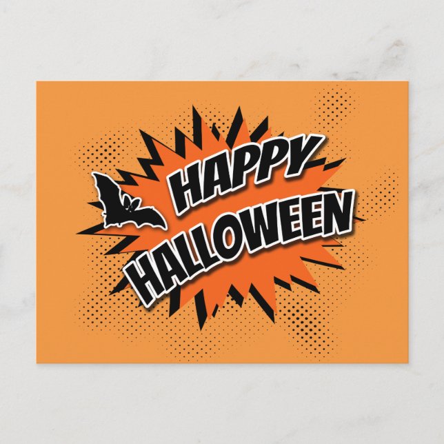 Postal Feliz Halloween (Anverso)