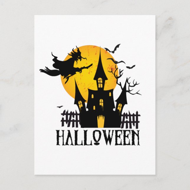 Postal Feliz Halloween (Anverso)