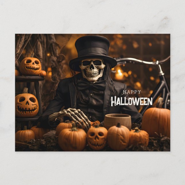 Postal Feliz Halloween (Anverso)