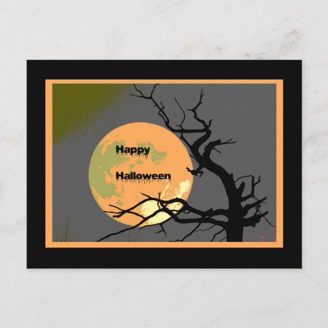 Postal Feliz Halloween (Anverso)