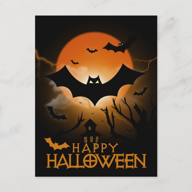 Postal Feliz Halloween 2 (Anverso)