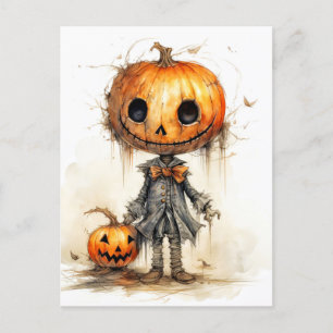 Postal Feliz Halloween   Calabaza