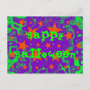 Postal 'Feliz Halloween' con espeleón