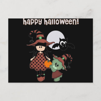 Postal Feliz Halloween de encargo