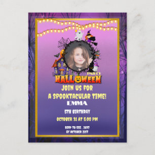 Postal Feliz Halloween Es la Celebración de la Temporada 