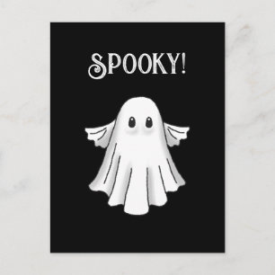Postal Feliz Halloween espeluznante