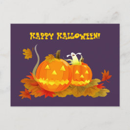 Postal ¡Feliz Halloween! Funny Jack O'Lantern