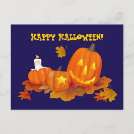 Postal ¡Feliz Halloween! Funny Jack O'Lanterns