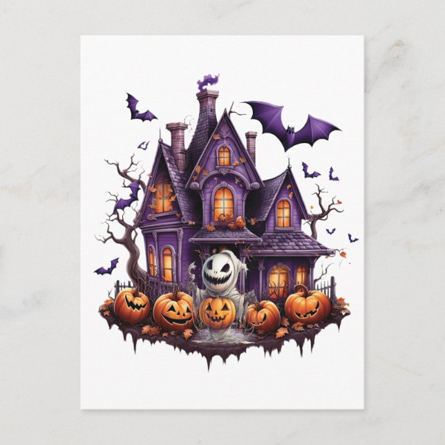 Postal Feliz Halloween Ghoul (Anverso)