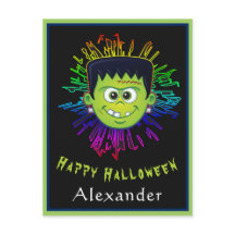 Feliz Halloween niño Trick Treth Fun personalizado