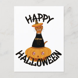 Postal ¡Feliz Halloween Oliver!