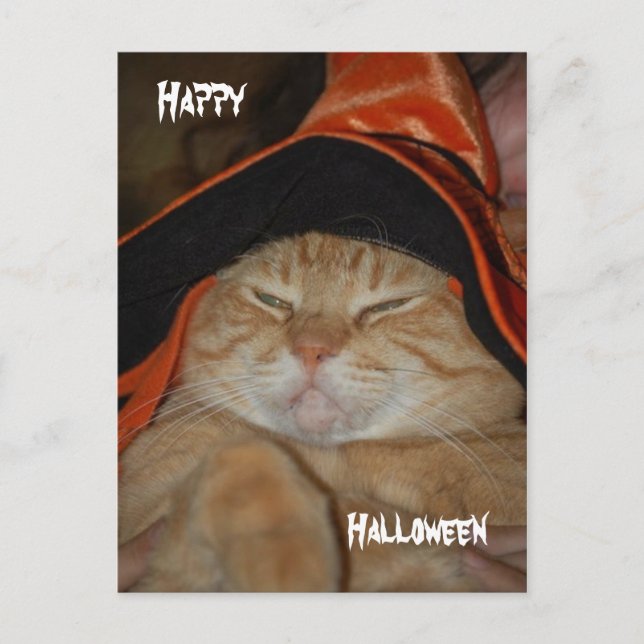Postal Feliz Halloween-Post Card (Anverso)