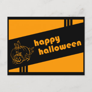 Postal feliz halloween : retro :