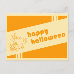 Postal feliz halloween : retro :