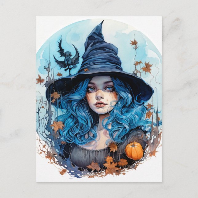Postal Feliz Halloween | Stay Witchy (Anverso)