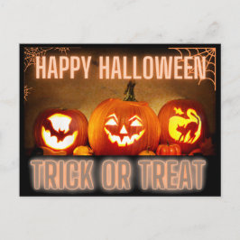 POSTAL FELIZ HALLOWEEN TRUCO O TRATO