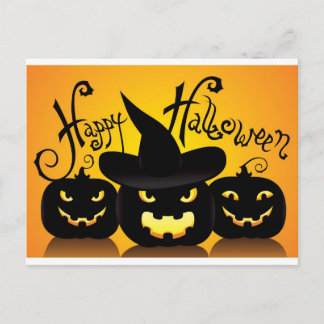 Postal Feliz Halloween Witchy Poo