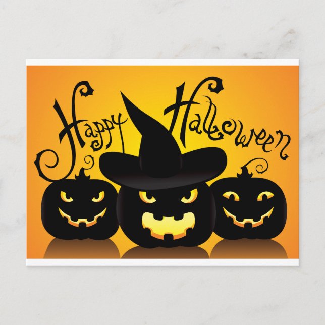 Postal Feliz Halloween Witchy Poo (Anverso)