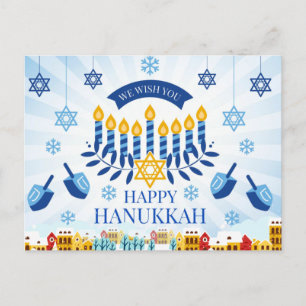 Postal Feliz Hanukkah
