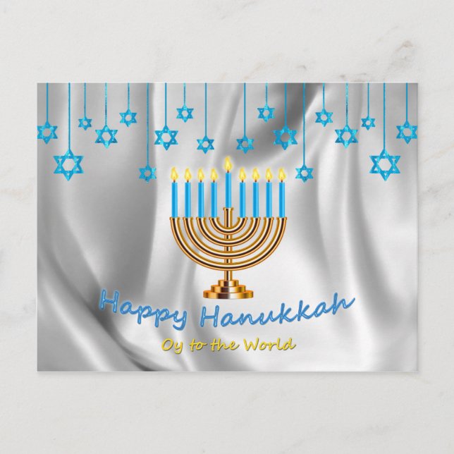 Postal Feliz Hanukkah (Anverso)