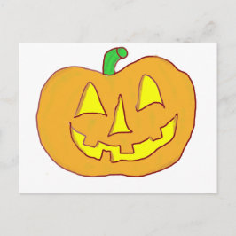 Postal Feliz Jack O'Lantern