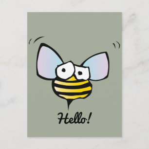 Postal Feliz Jolly Bee