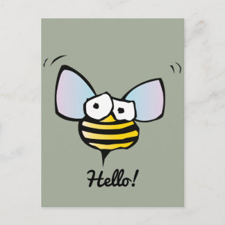 Postal Feliz Jolly Bee