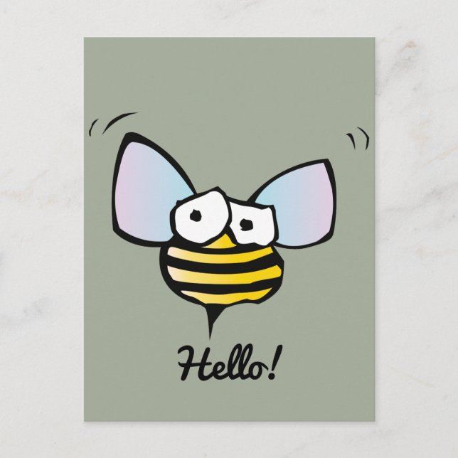 Postal Feliz Jolly Bee (Anverso)