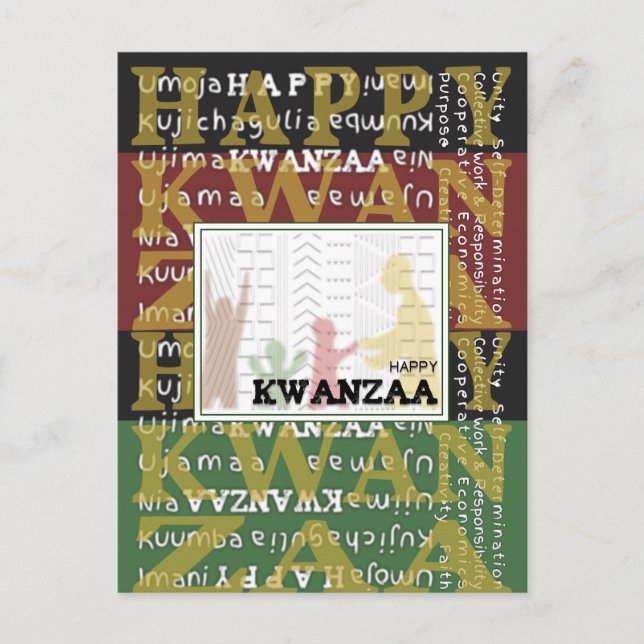 Postal Feliz Kwanzaa (Anverso)