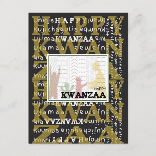 Postal Feliz Kwanzaa (Anverso)
