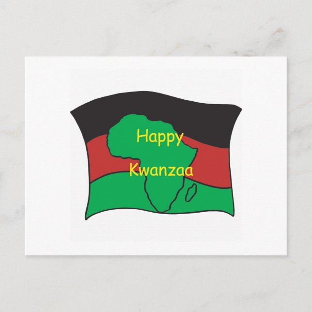 Postal Feliz Kwanzaa (Anverso)