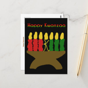 Postal Feliz Kwanzaa Kinara