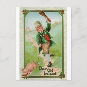 Postal Feliz Leprechaun