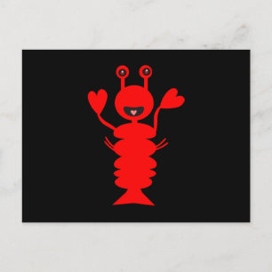 Postal Feliz Lobster también
