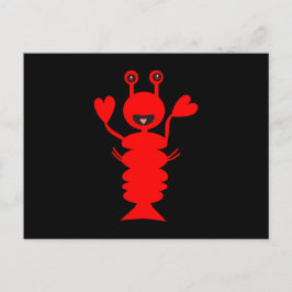 Postal Feliz Lobster también