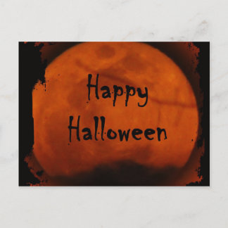 Postal Feliz luna de Halloween