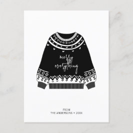 Postal Feliz moderno Todo Navidades Dulce vacaciones