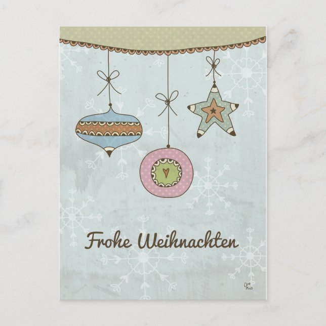 Postal Feliz Navidad (Anverso)