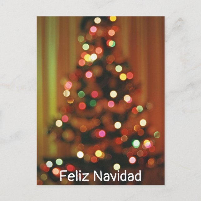 Postal Feliz Navidad (Anverso)