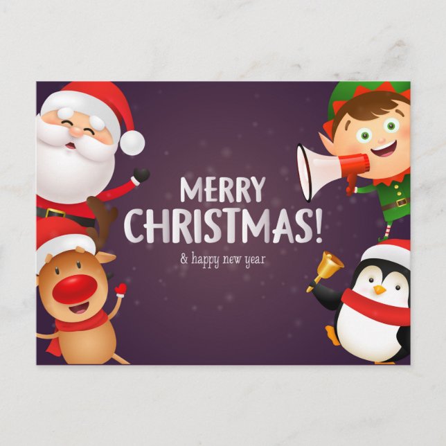 Postal Feliz Navidad (Anverso)