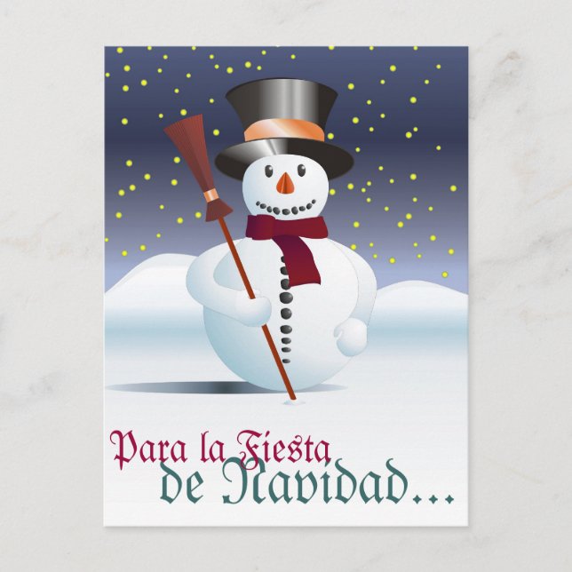 Postal Feliz Navidad (Anverso)