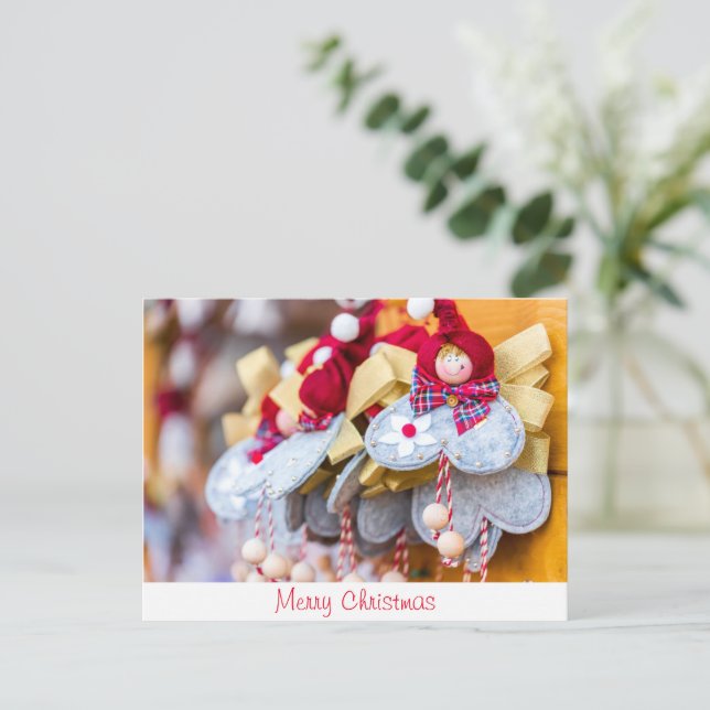 Postal Feliz Navidad (Anverso de pie)