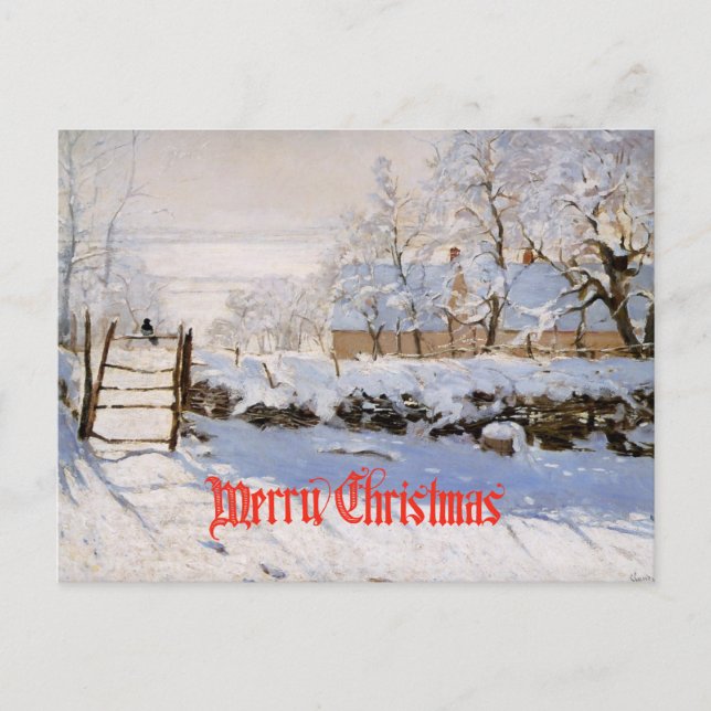 Postal Feliz Navidad,    (Anverso)