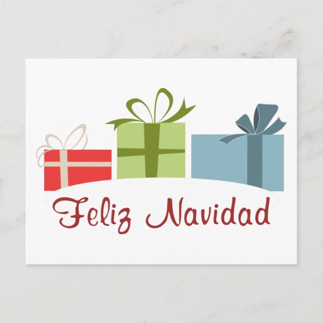 Postal Feliz Navidad (Anverso)