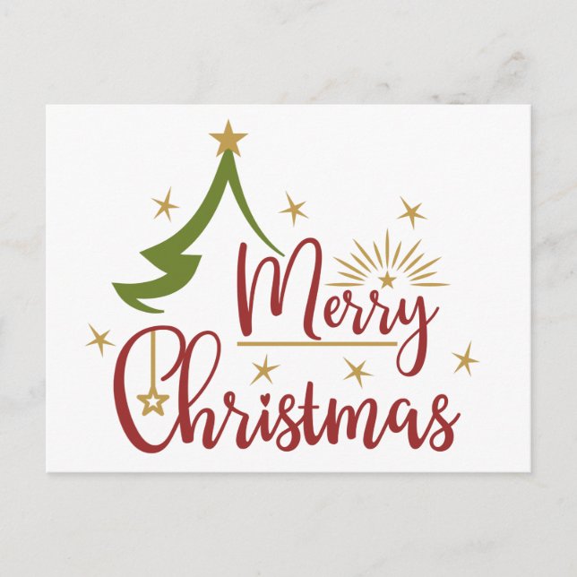 Postal Feliz Navidad (Anverso)