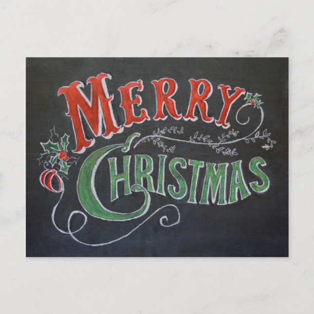 Postal Feliz Navidad (Anverso)