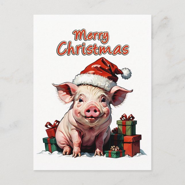 Postal feliz navidad (Anverso)